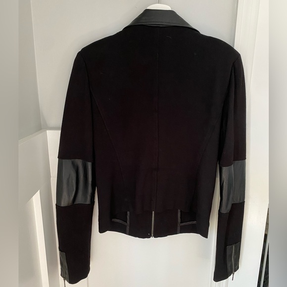 People Like Frank Moto Jacket with Faux Leather accents - Picture 3 of 3